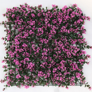 Offre spéciale 50x50cm bonne qualité intérieur plastique lierre artificiel suspendu plante toile de fond décoration tapis pour la maison - Product Image 1