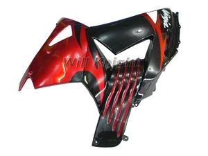 Carénages de moto Pour Kawasaki Ninja ZX14R ZX-14R 06 07 08 09 <span class=keywords><strong>10</strong></span> 11 2006 - 2011 D'injection Plastique <span class=keywords><strong>ABS</strong></span> <span class=keywords><strong>Carrosserie</strong></span> Rouge Noir - Product Image 5