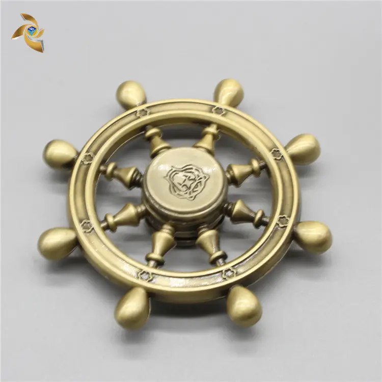 Newest style rudder fidget hand Spinner with high speed spin