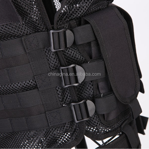 Gilet modulare tattico traspirante leggero regolabile per l'allenamento