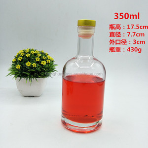 Groothandel Spot Goederen 750Ml 500Ml 375Ml Drankflessen Lege Wodka Sprits Gin Whisky <span class=keywords><strong>Rum</strong></span> Glazen Fles Met Glazen Kurk - Product Image 5