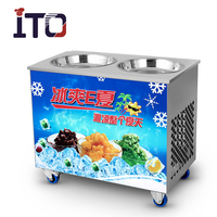 Commerciële Gebakken Ijs Machine Voor Fruit, Ijs, Yoghurt