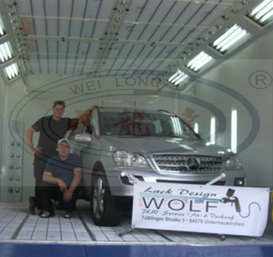 Cabine de peinture à pulvérisation à base d'eau WLD Cabines de peinture à pulvérisation automatique Cabine de peinture automobile avec sécheuse - Product Image 6