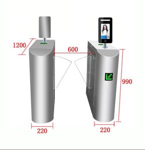 Venta al por mayor del OEM ODM impermeable 0,2 <span class=keywords><strong>s</strong></span> de alta velocidad RFID Swing puerta torniquete IP66 - Product Image 2