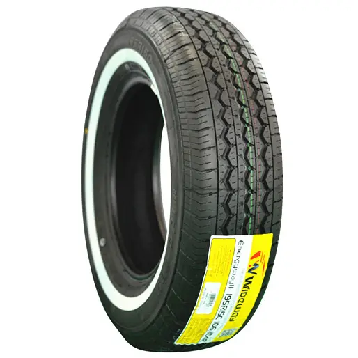 Radiaalband Ontwerp Witte Muur Tire Personenauto Tyre 185R14C 185R15C