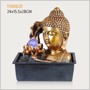 2017 adornos de resina de buda fuente - Product Image 3