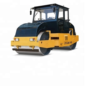 Nivo 2YJ8/10 8Ton البسيطة Tandem ثابت مدحلة 10ton الصلب مزدوجة براميل ممهدة طرق مدحلة آلات الكبس أو أجزاء