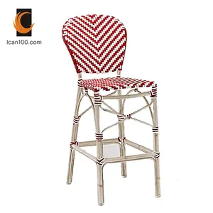 Rust Proof Counter Swivel Bar Stools With Back Lem Rattan Bar Stool Chair
