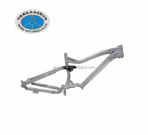 Cuadro mtb de aluminio AUTO 27 DE 5 pulgadas y 29 pulgadas, cuadro de bicicleta eléctrica de suspensión completa para motor G510 Bafang