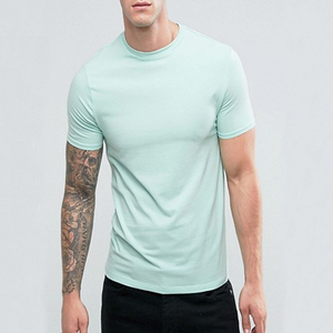 Importatori di magliette cinesi senza <span class=keywords><strong>nome</strong></span> maglietta di base in verde chiaro - Product Image 1