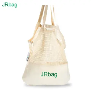 OEM ODM Factory Eco Friendly Mixed Cotton Mesh Tote Bag Or Mesh Net Bag For Vegetables Packing