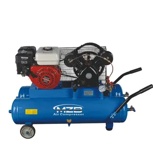 80 tank air compressor industrial with gas engine