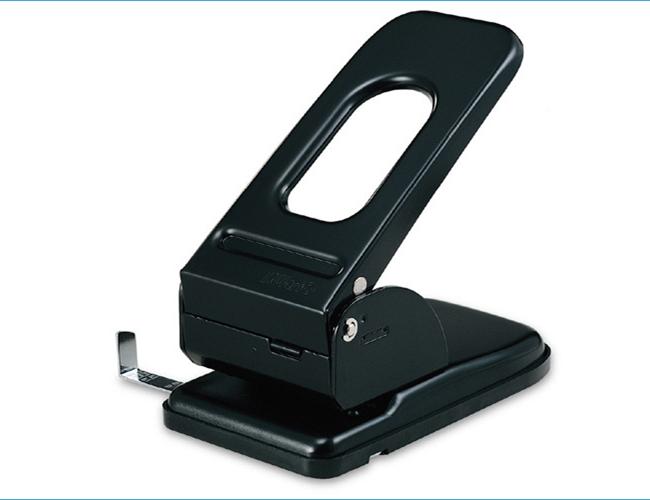 Rexel HD2300 Heavy-Duty Manual 2-Hole Black Paper Document Punch - 2100994 – Ltd - View #4