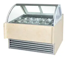 Speciale Portatile Da Tavolo Top Ice Cream Freezer Solare Gelato Della Bici Con La Batteria Congelatore