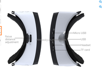 Rockchip rk3288 — écouteurs tactiles full hd de réalité virtuelle, casque tout-en-un VR, CX-V5 5.5 pouces, 1080p