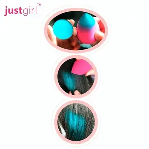 Watercolor diy dye instant temporary 2 colors hair color with sponge