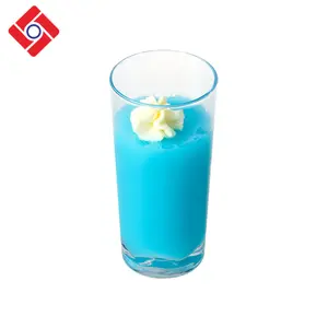 100Ml Transparent Long Round Plastic Glass For Dessert Jelly Yogurt