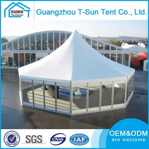 OEM & ODM Cung Cấp Tốt Nhất Chất Lượng Frirm Nhôm Alloy Octagon Lều Decagon Lều Ngoài Trời Prefab nhà