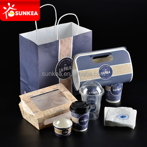 Persediaan Kemasan Makanan Restoran Plastik Kertas Sekali Pakai untuk Makanan - Product Image 1