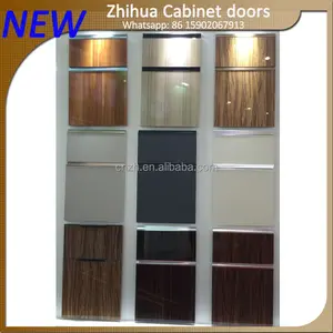 ZHUV New Acrylic Color Design Kitchen Cabinet Door with 30 or 45 degree Slide