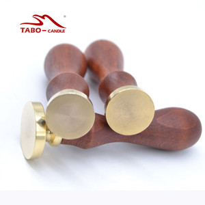 Простая восковая печать Медная головка без резьбы Сделай Сам Скрапбукинг винтажный восковой штамп - Product Image 2