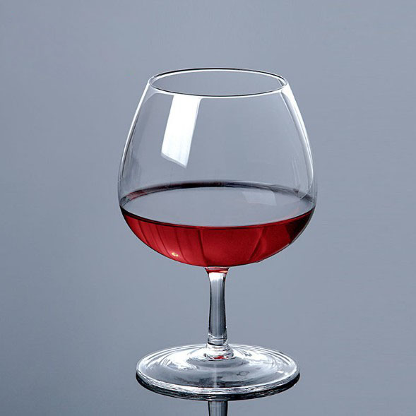 Hot Sale Elegant Stemware Glass Round Wine Glasses Brandy Glass With Stem