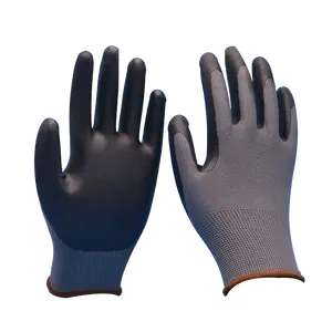 Microflex nitril köpük naylon iş güvenliği eldiveni nitril eldiven CE