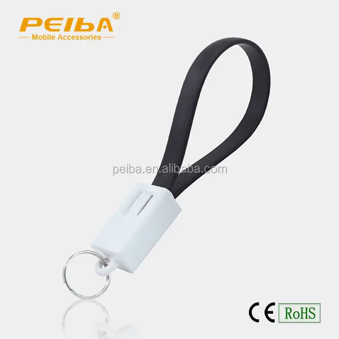 Factory Direct LED Lamp Read Micro USB Charger Cable New Keychain Data Sync Charging Micro USB Cable