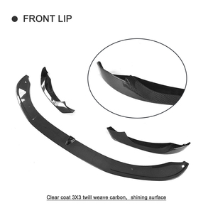 3 pcs/ensemble En Fiber De Carbone F82 M4 Spoiler Avant pour <span class=keywords><strong>BMW</strong></span> F80 <span class=keywords><strong>M3</strong></span> F82 F83 M4 14-18 - Product Image 3