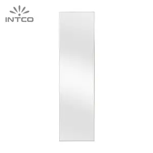 INTCO New Arrival Home Decor Accessories White Full Length Floor Standing Mirror Frame with Steel Finishing