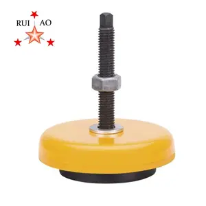Adjustable rubber Anti vibration mount machine tool level pad and machine mount