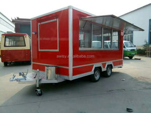 Camion de restauration mobile en aluminium et fibre de verre, <span class=keywords><strong>prix</strong></span> d'usine, neuf, pour café/glace/<span class=keywords><strong>crêpes</strong></span>, avec option bonbons - Product Image 4