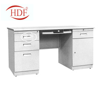 Meubles Steel Land, bureau de réception de bureau en Chine, table d'ordinateur de bureau à cadre métallique, modèles de bureau d'ordinateur