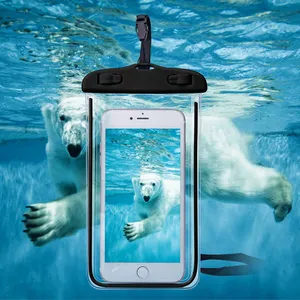 カスタマイズされたブランドロゴ多機能電話ポーチ携帯電話バッグ海辺の旅行防水電話ケースバッグ