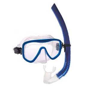 WAVE snorkel mask set certificato CE all'ingrosso di alta qualità set di immersioni gratuite scuba snorkel mask