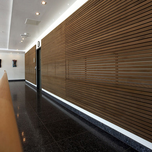 75*50mm de madera Wpc y compuesto de Pvc 2 cuadrado hueco madera tubo Interior de partición de pared de la decoración - Product Image 3