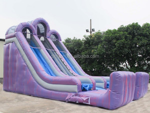 2 carriles compra directa <span class=keywords><strong>profesional</strong></span> adulto tobogán inflable precios 10 metros alto gigante - Product Image 3