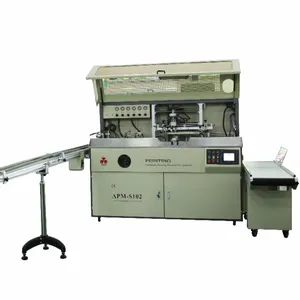 S102 High Quality 1-8 Color Automatic Bottle Screen Printing Machine