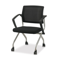 Chaise De conférence empilable Avec Roues Mobiles Chaises De Bureau