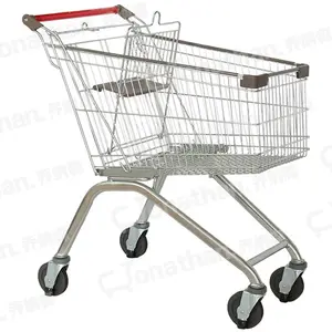 180L large storage wholesale supermarket shopping trolley cart