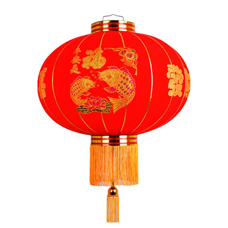 Round Hanging Silk Lanterns For Festival Decoration/Chinese Tradition Red Lantern