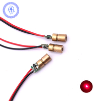 6X10mm Point Rouge 650nm Laser Module 1 mw 635