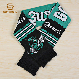 Fuente de la fábrica de China buena calidad de diseño personalizado bufanda de fútbol - Product Image 2