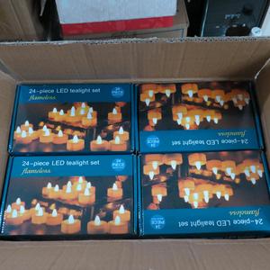 Velas con batería, velas de candelita Led, caja Led, decoración del hogar, luz amarilla o <span class=keywords><strong>vela</strong></span> sin llama que cambia de Color - Product Image 4