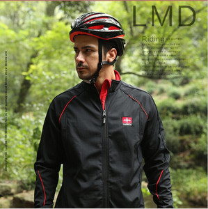Lameda invierno chaqueta de Ciclismo de los hombres fleeced chaqueta de cáscara suave viento chaquetas térmicas - Product Image 2