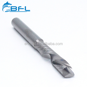 BFL كربيد الصلبة واحد مقطع تفريز الفلوت النهائي للألمنيوم 2.5*8*3.175*38 - Product Image 6