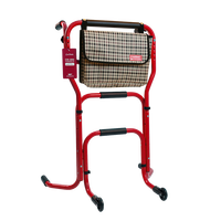 Déambulateur pliable et réglable en alliage d'aluminium pour la rééducation, matériel médical et équipement de salle de bain pour personnes à mobilité réduite