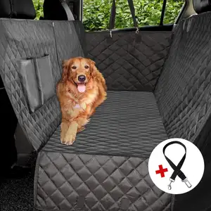 Nieuwe Ontwerp Waterdichte Hond Seat Cover Voor Achterbank Met Vijf Ritsen Zodat Mensen Seat Met Hond