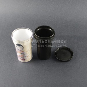 producto de la publicidad de doble pared de plástico taza con tapa - Product Image 5
