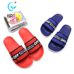 Stile Pop logo personalizzato pcu uomini delle cursori <span class=keywords><strong>sandali</strong></span> nero anti-slip eva pantofole - Product Image 3